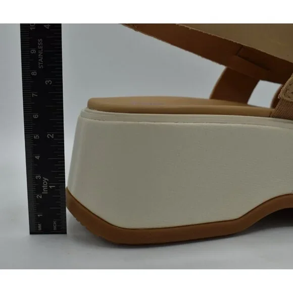 Sorel Womens Size 9 Dayspring Honest Beige Leather Slingback Sandals Shoes - Picture 10 of 14
